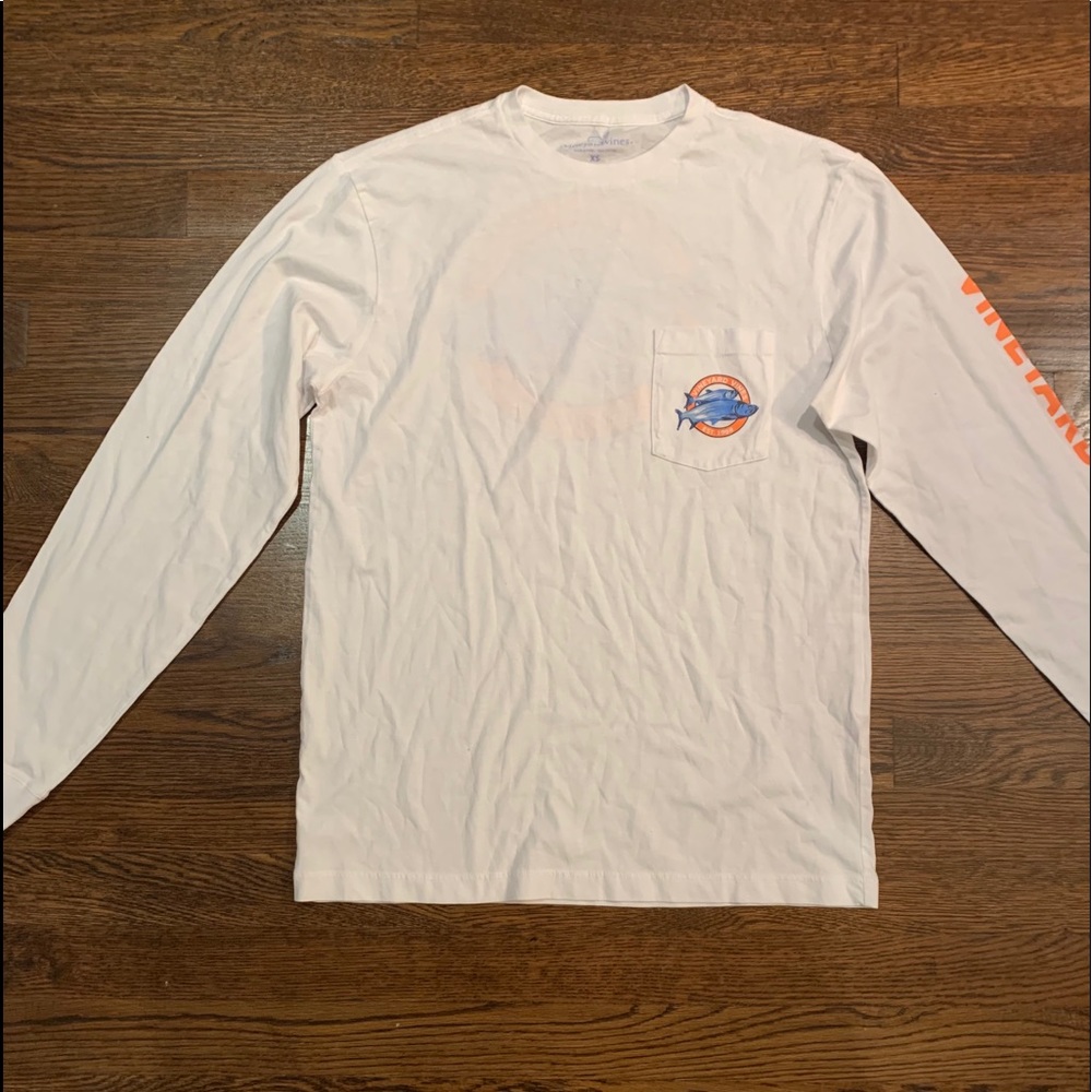 Vinyard Vines classic cotton long sleeve t…